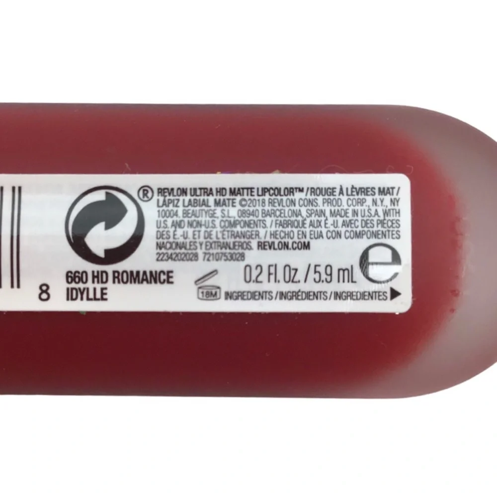 Revlon Ultra HD Matte Lip Color, (#660 HD Romance) (NWT)